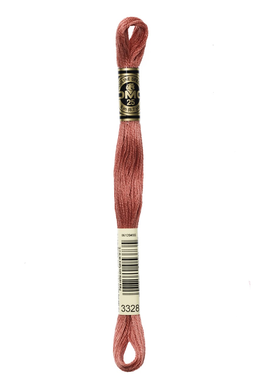 DMC® - 3328 -- Amaranth (Dark Salmon) -- Six-Strand Embroidery Floss Skein